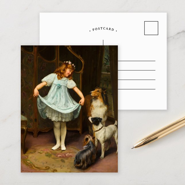 Carte Postale La nouvelle robe | Arthur John Elsley (Créateur téléchargé)