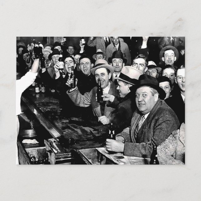 Carte Postale La Nuit De La Fin De L'Interdiction (Devant)