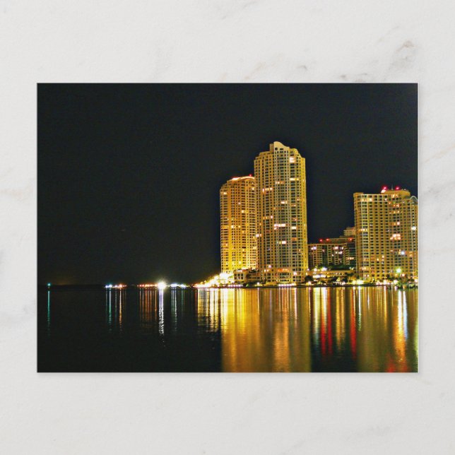 CARTE POSTALE LA NUIT DE MIAMI (Devant)