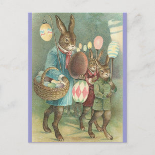 Carte Postale La nuit des lapins