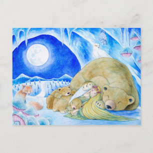 Carte postale "La nuit d'hiver"