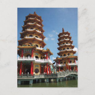 Carte Postale La Pagode des Tigres et des Dragons de Kaohsiung
