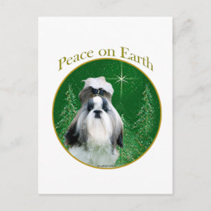 Carte Postale La paix de Shih Tzu sur Terre