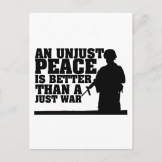 Carte Postale La paix et non la guerre