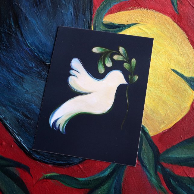 Carte Postale La Paix sur Terre La colombe de l'espoir (Créateur téléchargé)