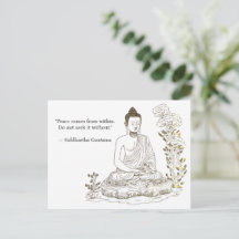 La paix vient de l'intérieur Bouddha