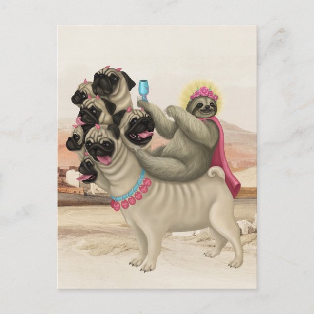 Carte Postale La Paroisse De Babylone (Devant)