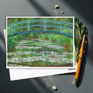 Carte Postale La passerelle japonaise par Claude Monet