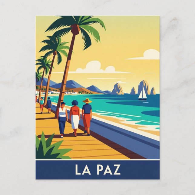 Carte Postale La Paz Baja California Sur Mexico (Devant)