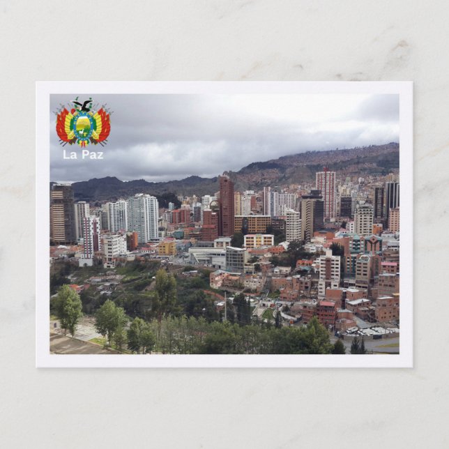 Carte Postale La Paz - Bolivie (Devant)