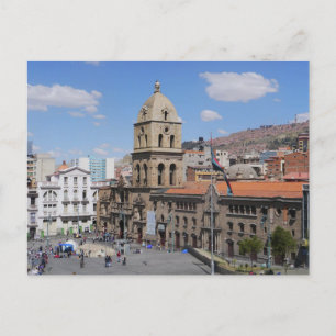 Carte Postale La Paz, Bolivie