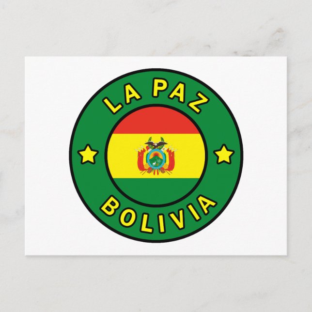 Carte Postale La Paz Bolivie (Devant)