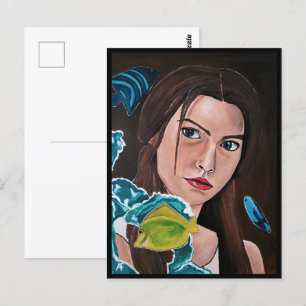 Carte Postale La peinture de l'amoureux à la croisée des étoiles