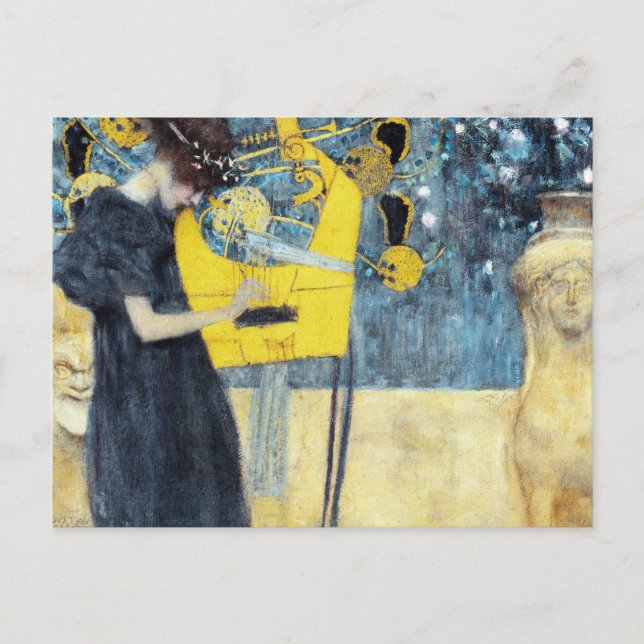 Carte Postale La peinture musicale de Gustav Klimt (Devant)