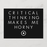 La pensée critique me fait H0rney