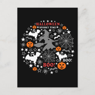 Carte Postale La période effrayante d'Halloween
