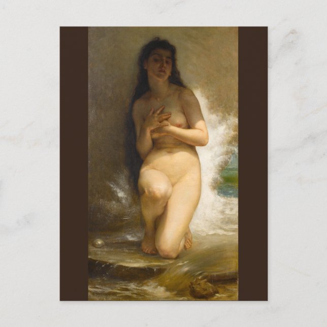 Carte Postale La Perle par William-Adolphe Bouguereau (Devant)