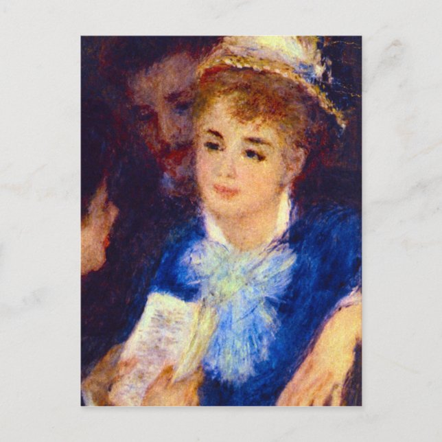 Carte Postale La Perusal de la Partie par Pierre Renoir (Devant)