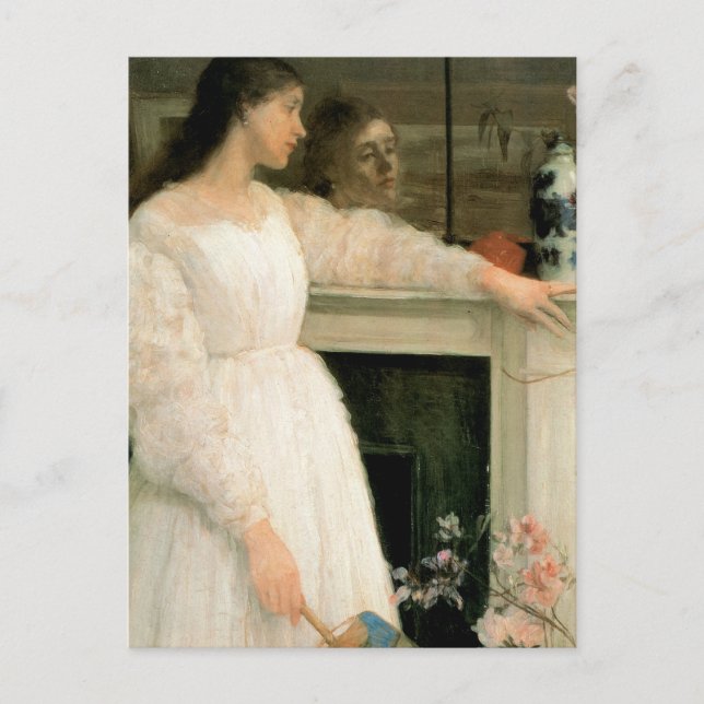 Carte Postale La petite fille blanche ; Symphonie en blanc, no 2 (Devant)