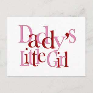 Carte Postale La petite fille de papa