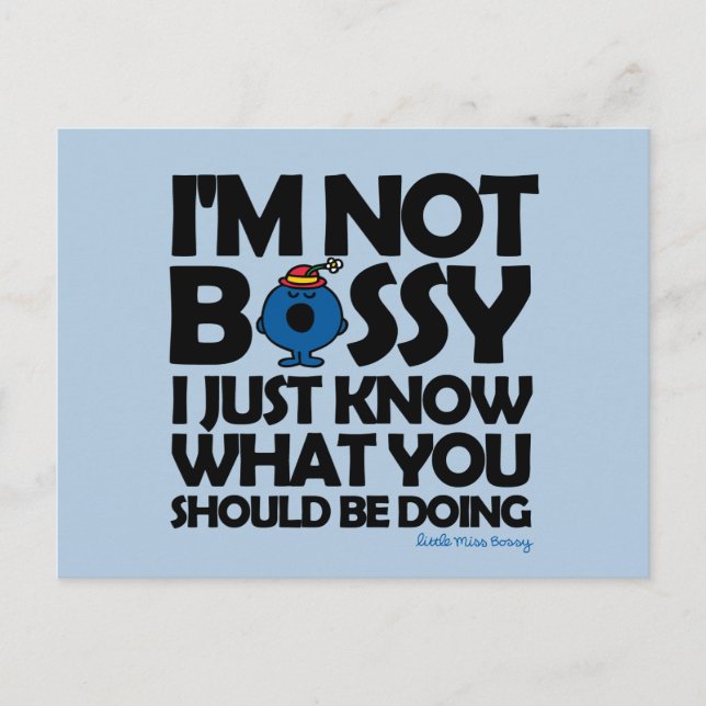Carte Postale La Petite Mlle Bossy Sait Juste (Devant)