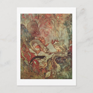 Carte Postale La petite sirène de Dulac