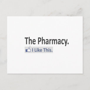 Carte Postale La Pharmacie... J'Aime Ça