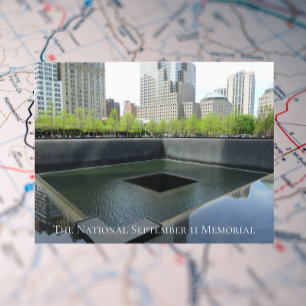 Carte Postale La photo de voyage du Mémorial national du 11 sept