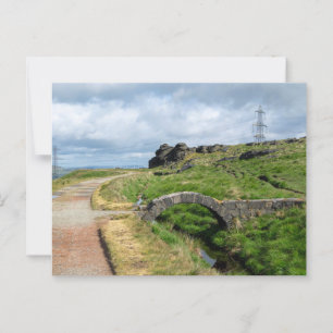 Carte Postale La pierre de pluie, Blackstone Edge