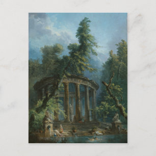 Carte Postale La piscine - Hubert Robert