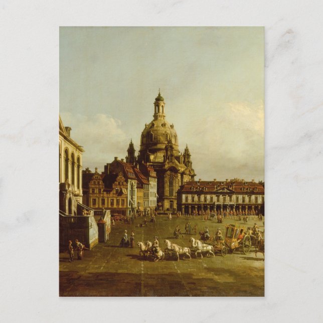 Carte Postale La Place Neuer à Dresden Bernardo Bellotto (Devant)