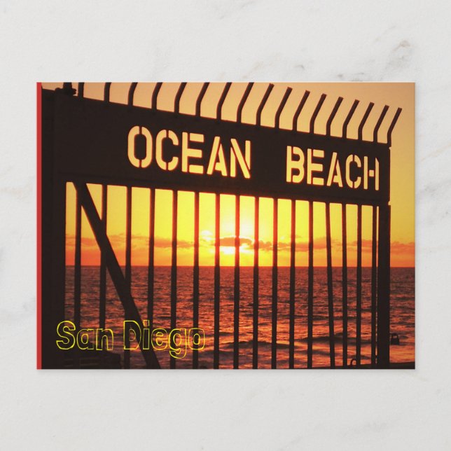 Carte Postale La plage (Devant)