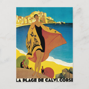 Carte Postale La Plage De Calvi Corse France