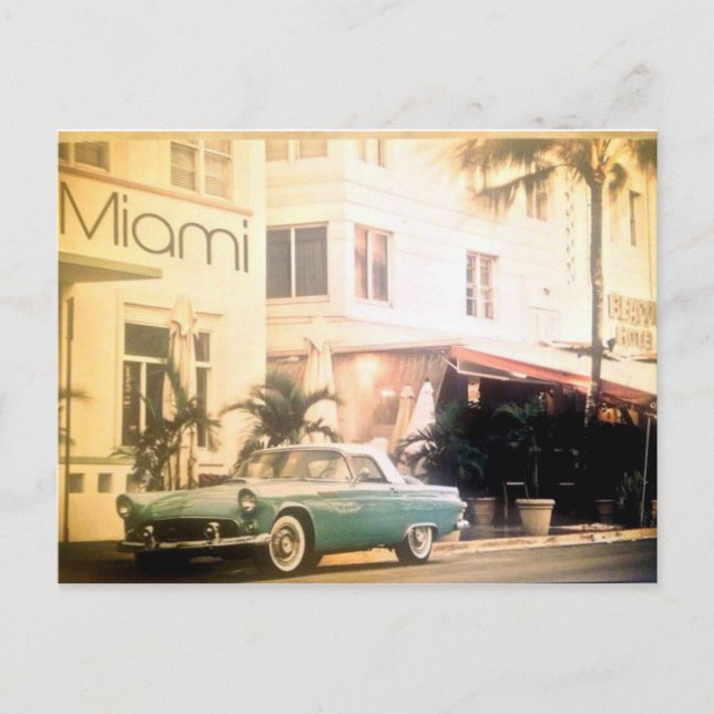 Carte Postale La plage de Miami-South (Devant)