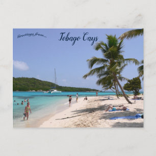 Carte Postale La plage de Tobago Cays