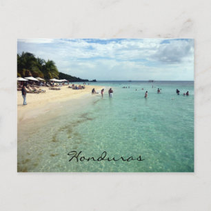 Carte Postale la plage du honduras