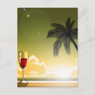 Carte Postale La plage du soir