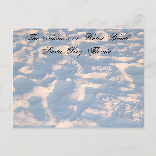 Carte Postale La plage n°1 aux Etats-Unis (Devant)