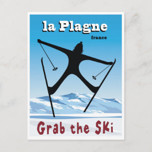 Carte Postale La Plagne, France,