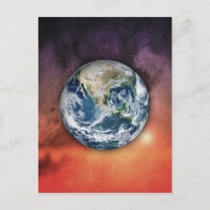 Carte Postale La planète Terre dans l'espace