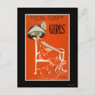 Carte Postale La plus grande comédie de Clyde Fitch, "Girls" Thé