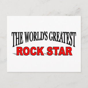 Carte Postale La plus grande rock star du monde