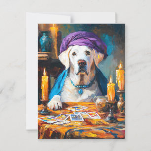 Carte Postale La Poche Mystique   Drôle chien Fortuneteller