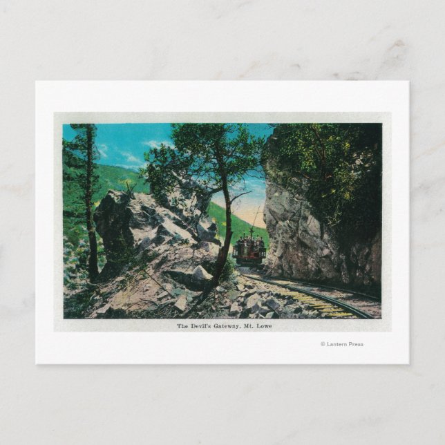 Carte Postale La Porte du Diable, Mt. LoweMt. Lowe, CA (Devant)