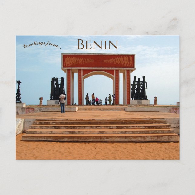 Carte Postale La porte du non retour Ouidah Bénin (Devant)