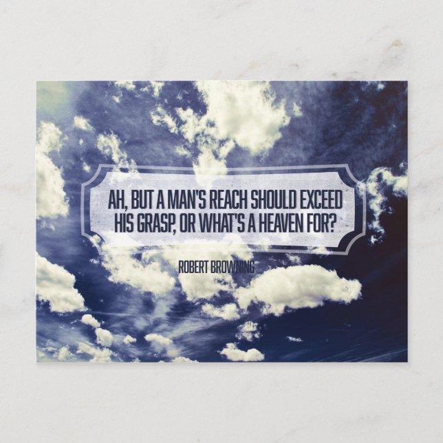 Carte Postale La portée d'un homme (Devant)