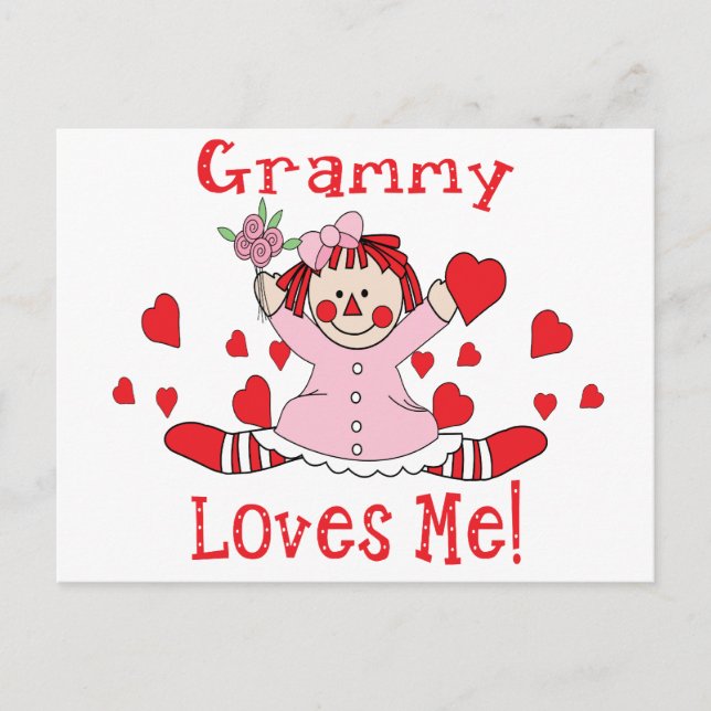 Carte Postale La poupée en cerf de Grammy Love (Devant)