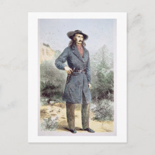 Carte Postale La première photo publiée de 'Wild Bill' Hickok
