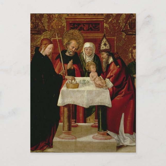 Carte Postale La présentation de la circoncision dans le Temple (Devant)