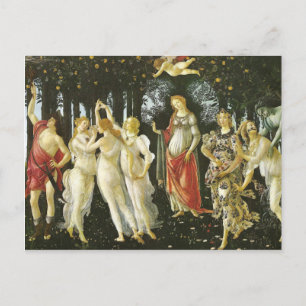 Carte Postale La Primavera by Sandro Botticelli